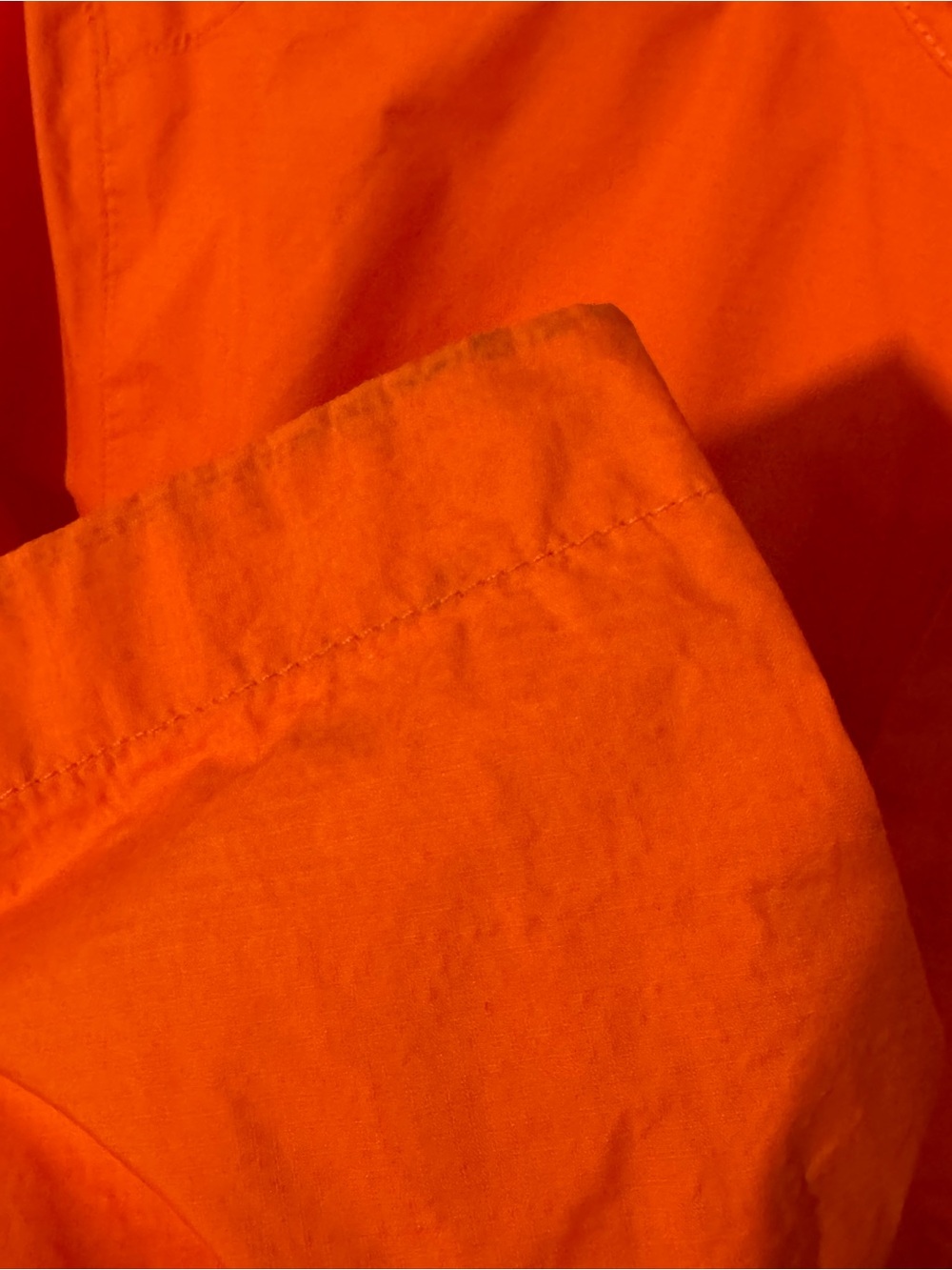 The North Face Men’s Bright Orange Hooded Rain Jacket - Picture 12 of 14